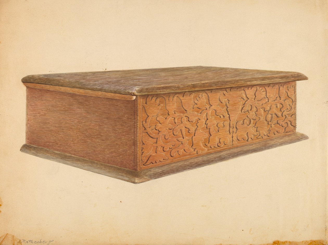 Skrivebordsboks, ca. 1937. av Joseph Rothenberg