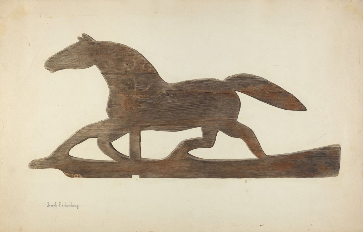 Værfane, ca. 1938. av Joseph Rothenberg