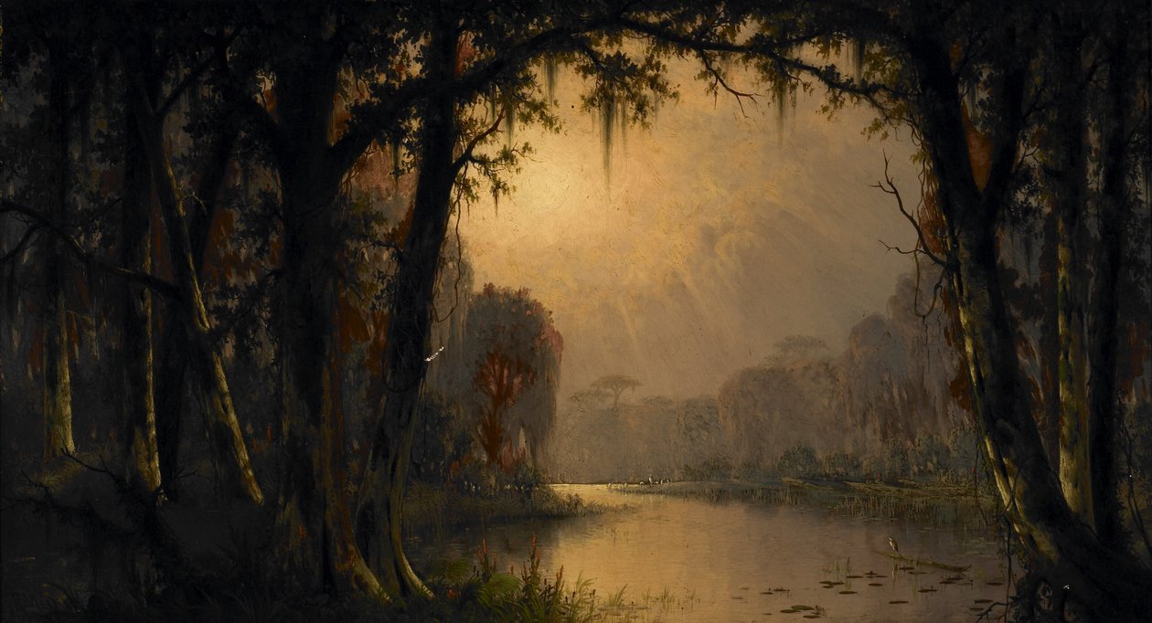 Bayou Teche, Louisiana av Joseph Rusling Meeker