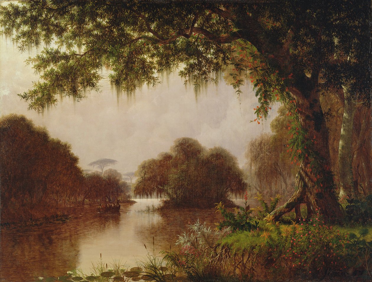 Sump på Mississippi, 1871 av Joseph Rusling Meeker