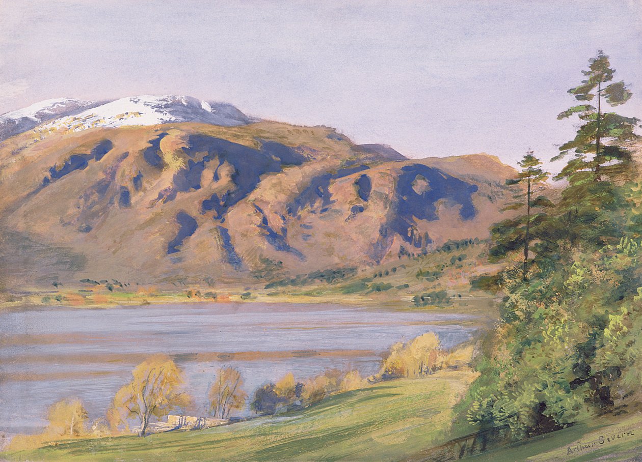 Coniston (wc på papir) av Joseph Severn