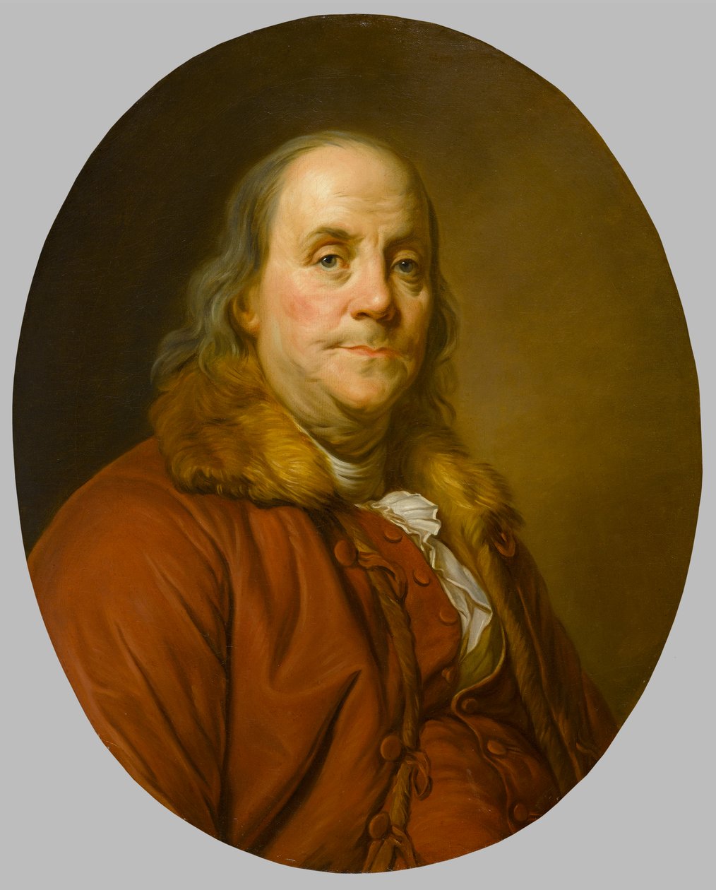 Benjamin Franklin (1706-1790), ca. 1779 av Joseph Siffred Duplessis