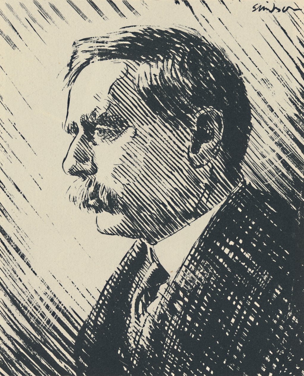 H. G. Wells, ca 1930-tallet, ca 1950. av Joseph Simpson