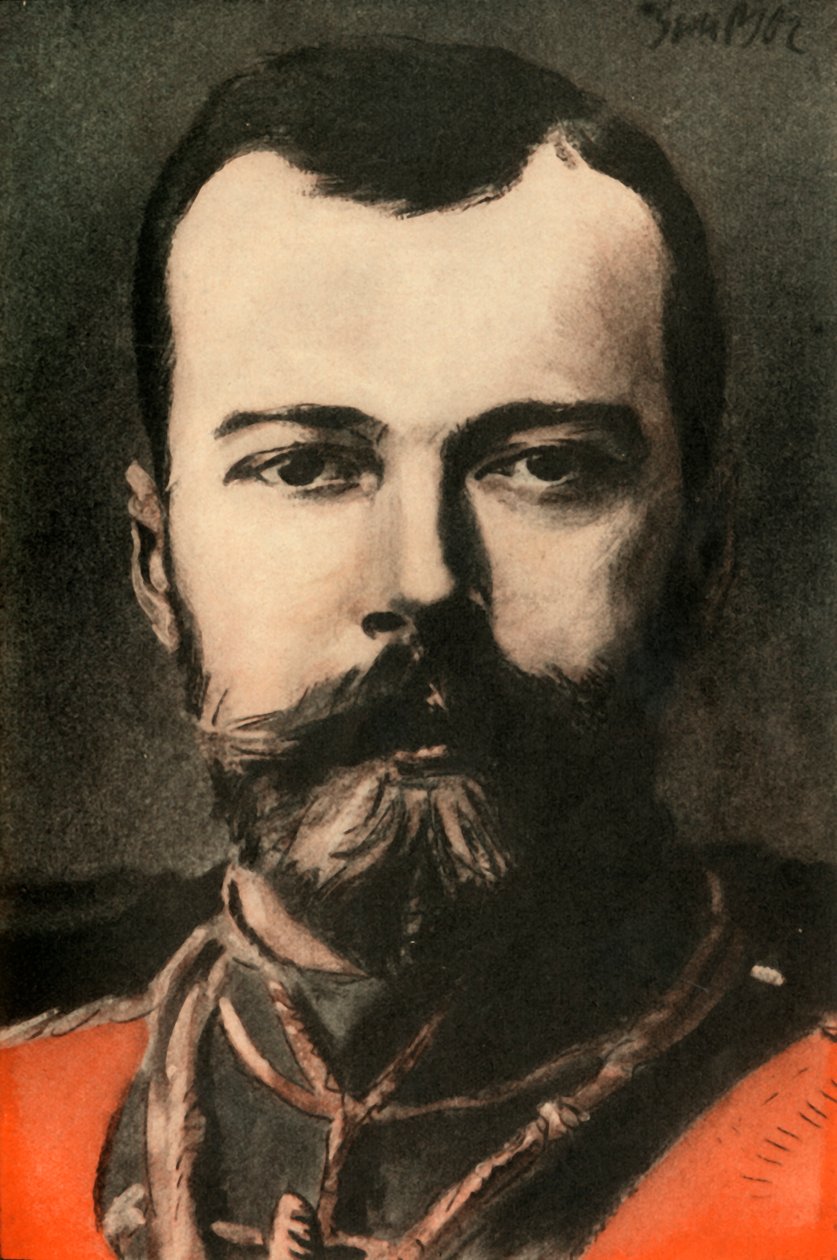 Nicholas II., tsar av Russland, 1910. av Joseph Simpson