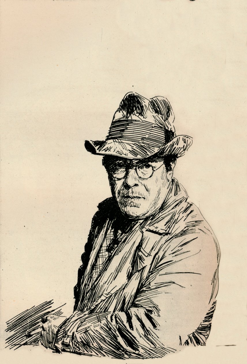 Selvportrett, c1933 av Joseph Simpson