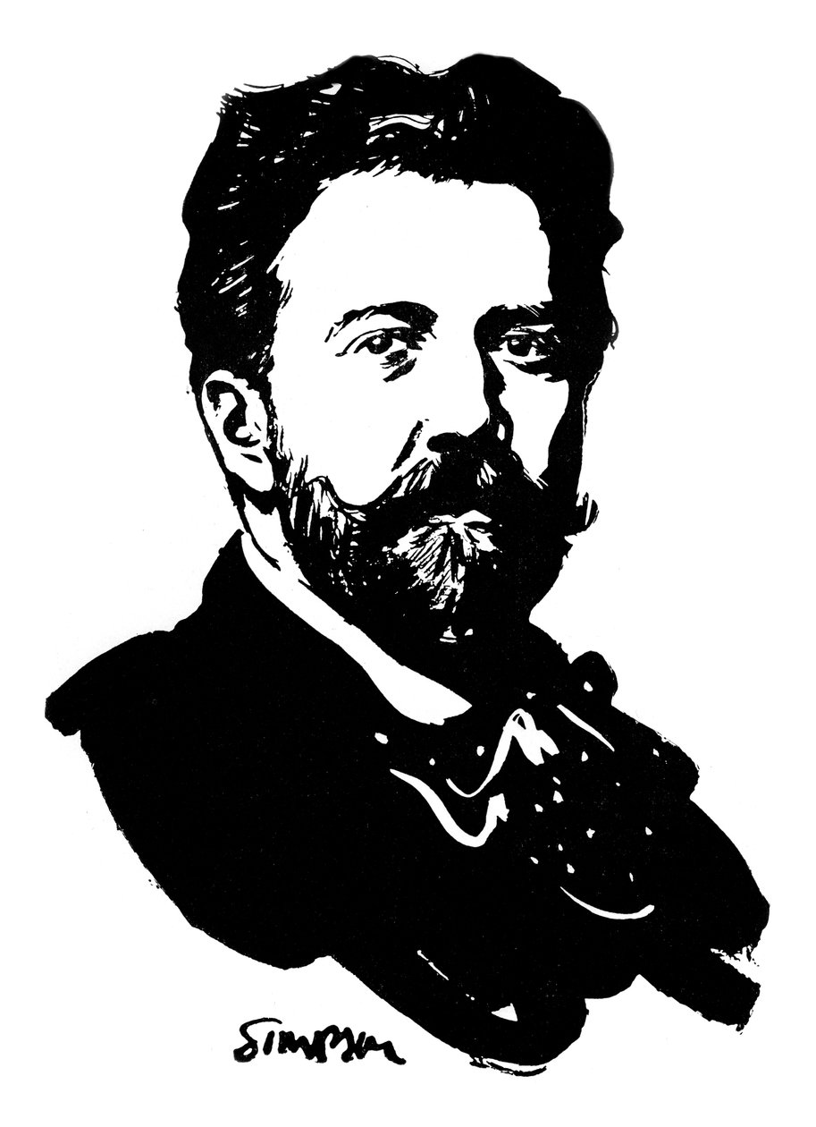 Sir Henry Wood, engelsk dirigent, 1912 av Joseph Simpson