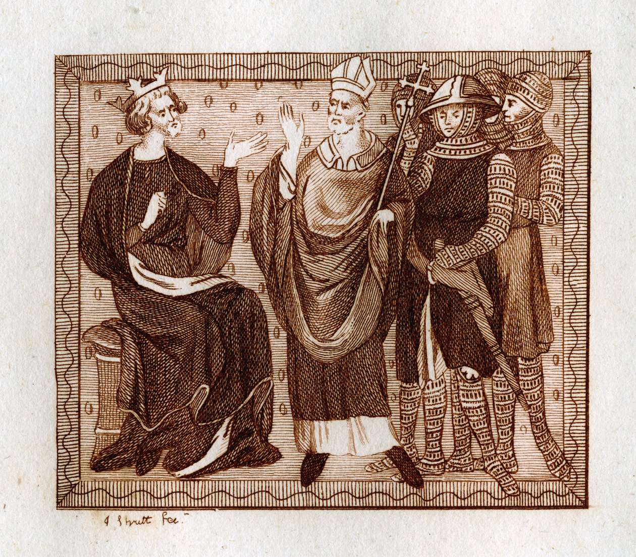 The Life of Thomas Becket, 1801. av Joseph Strutt