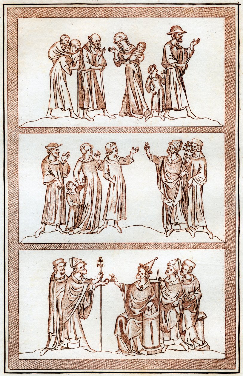The Life of Thomas Becket, 1801. av Joseph Strutt