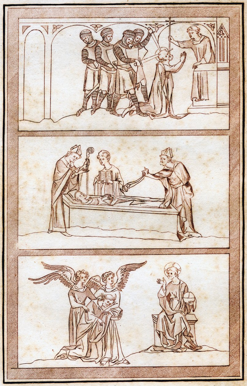 The Life of Thomas Becket, 1801. av Joseph Strutt