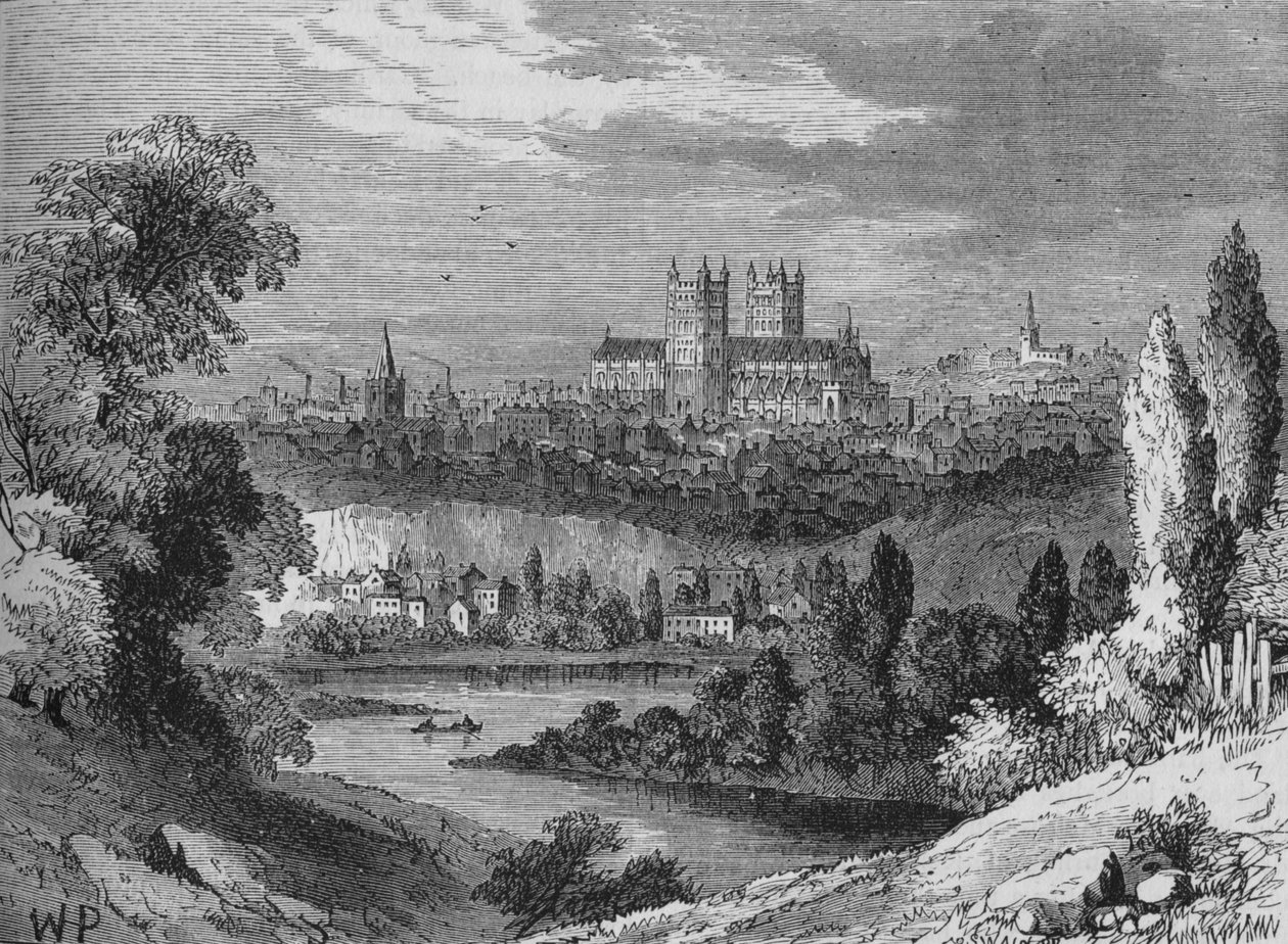 Exeter, c1880 av Joseph Swain