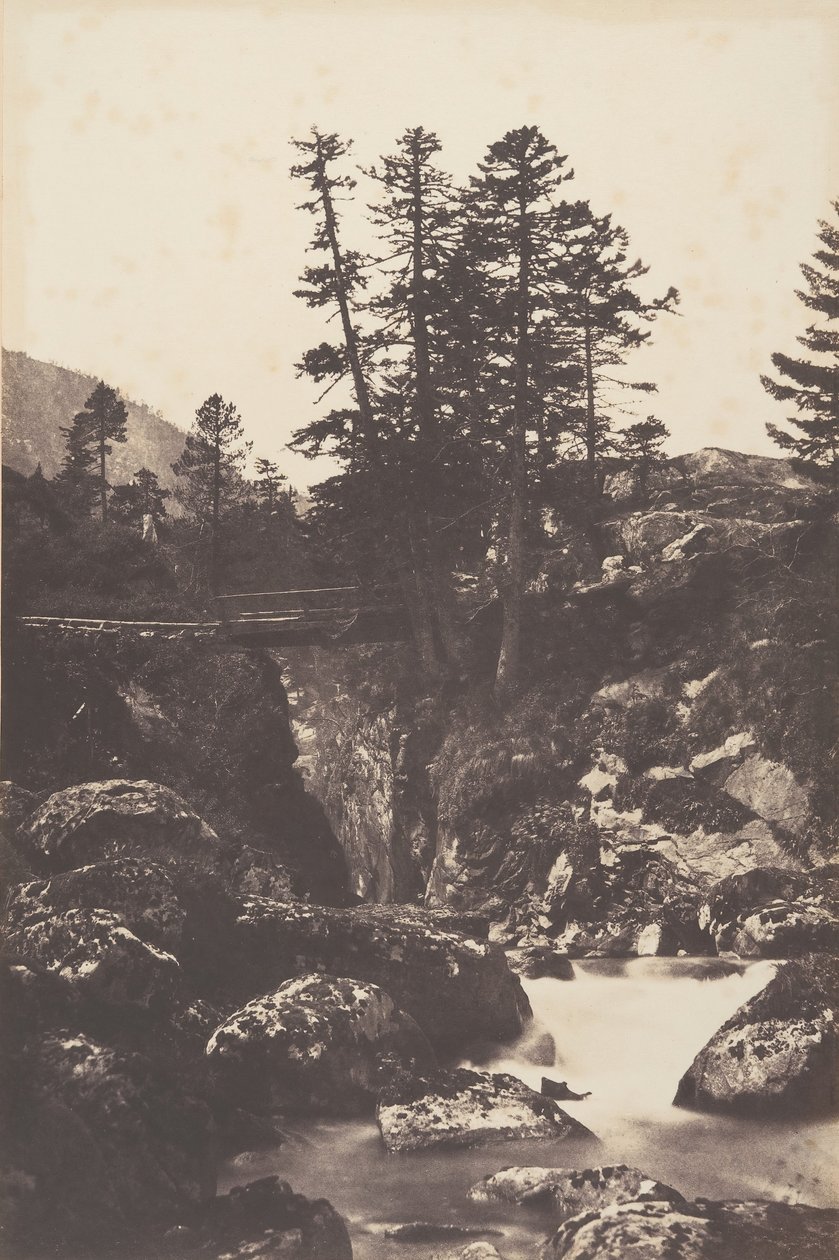 Cauterets, Spanias bro, 1853. av Joseph Vigier