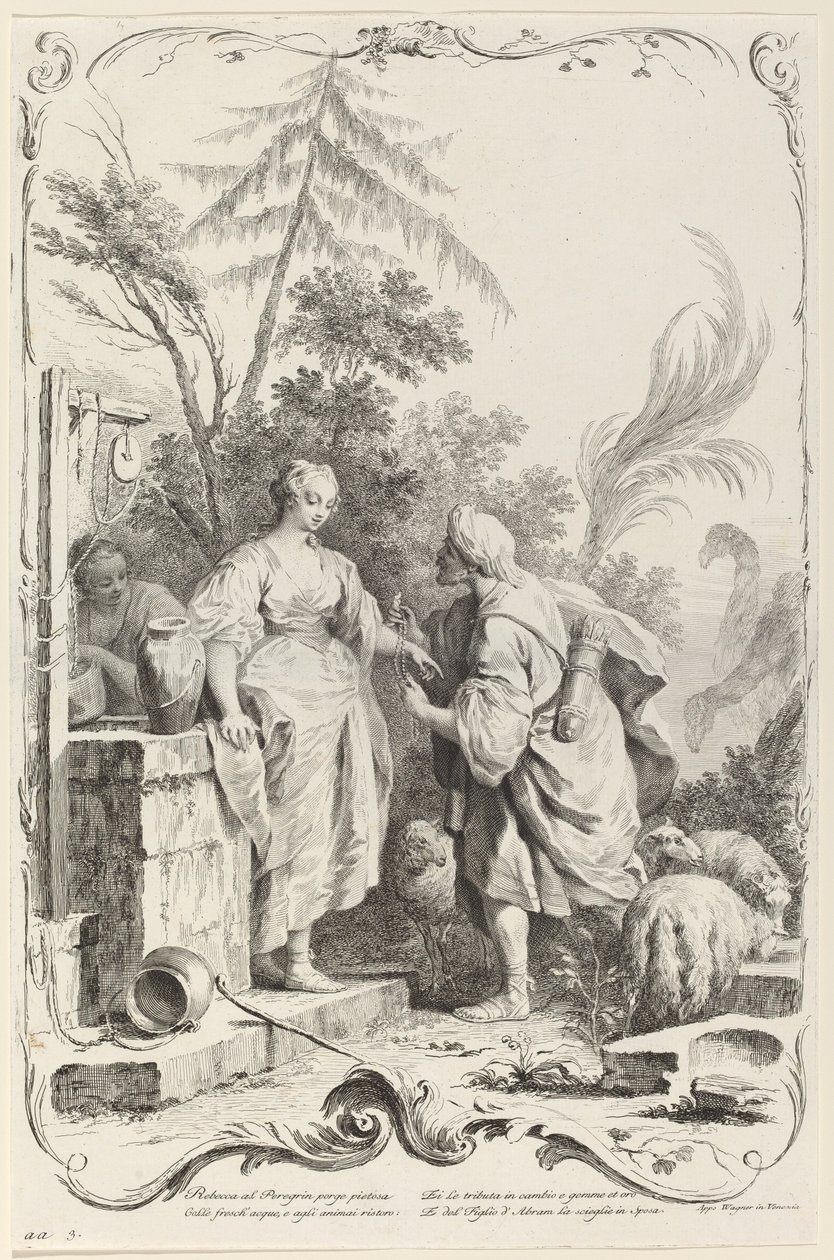 Rebecca ved brønnen av Joseph Wagner