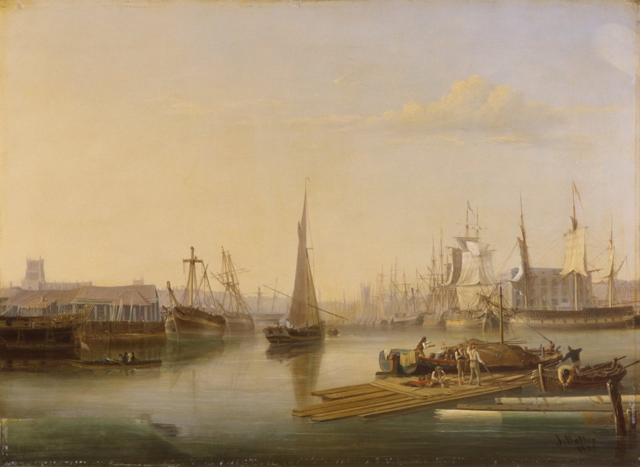 Bristol havn av Joseph Walter