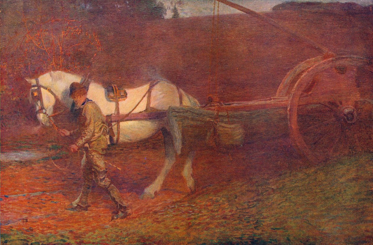 Tømmervognen, c1906 av Joseph Walter West