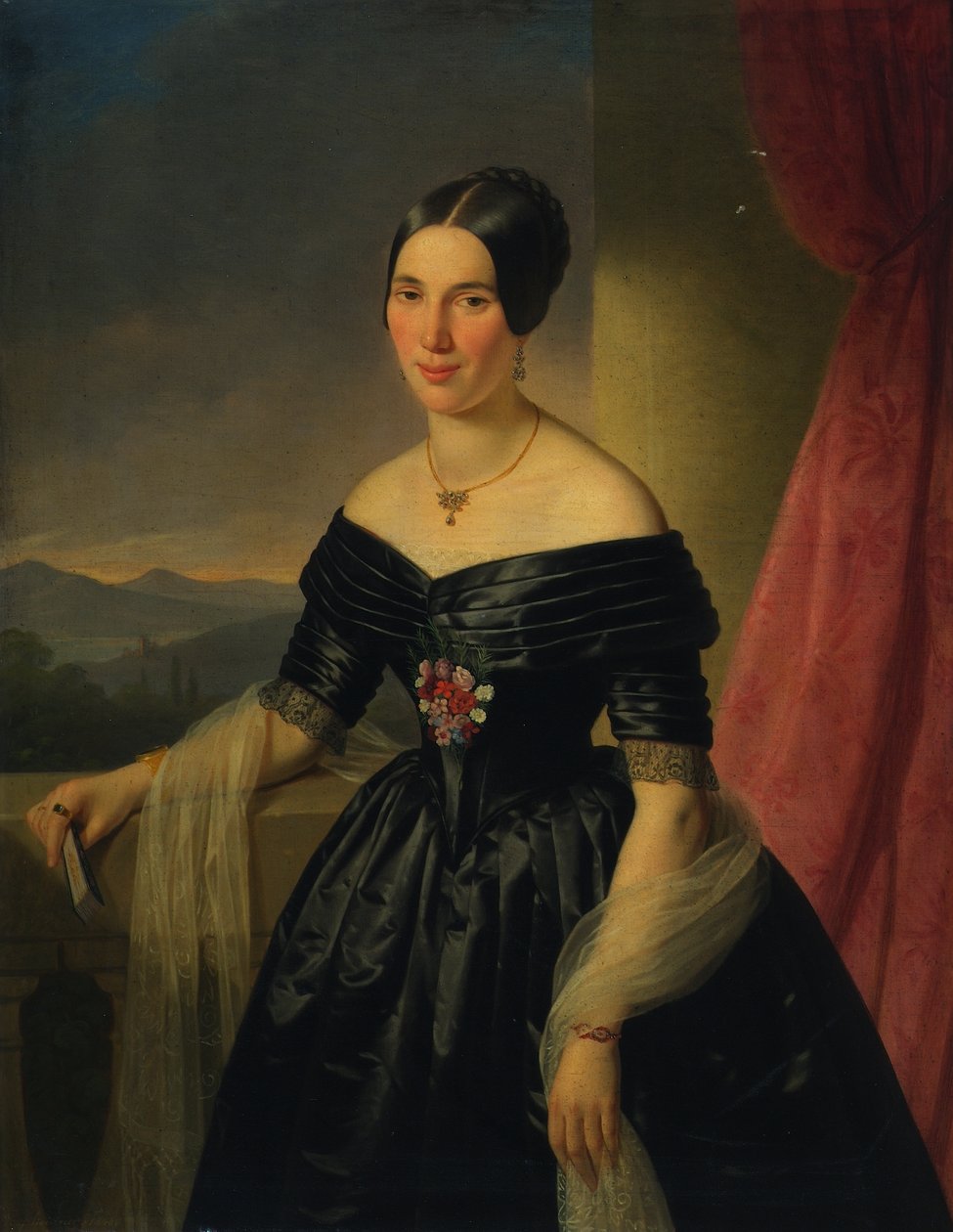portrett av en dame av Joseph Weidner