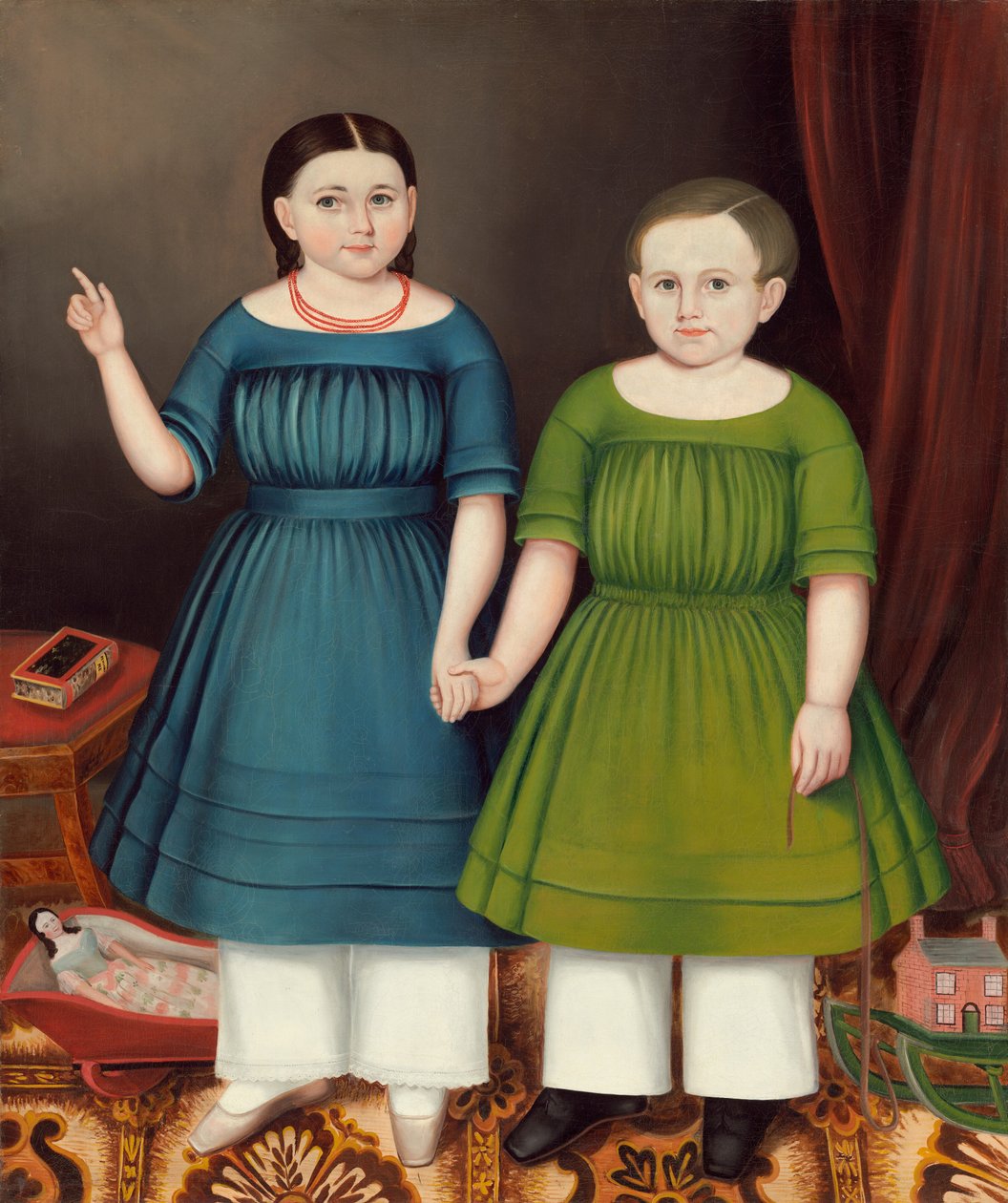 Mary og Francis Wilcox, 1845. av Joseph Whiting Stock