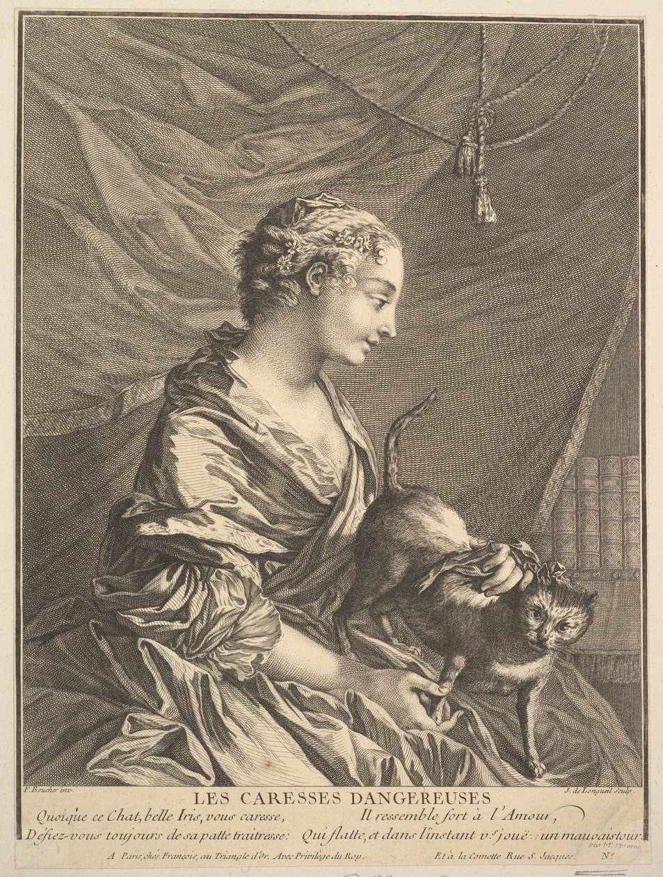 Farlige kjærtegn. av Joseph de Longueil
