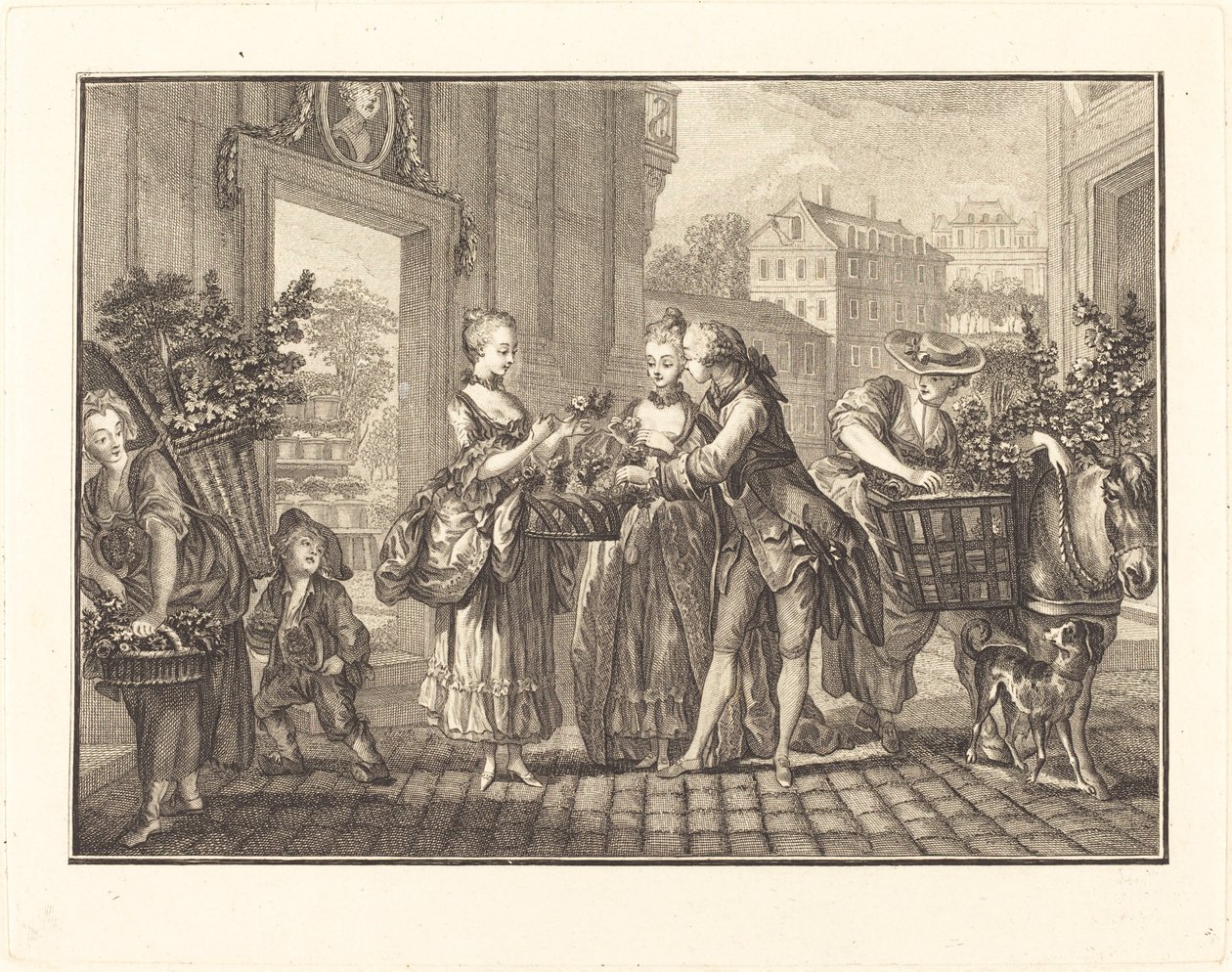 Vår av Joseph de Longueil after Charles Eisen
