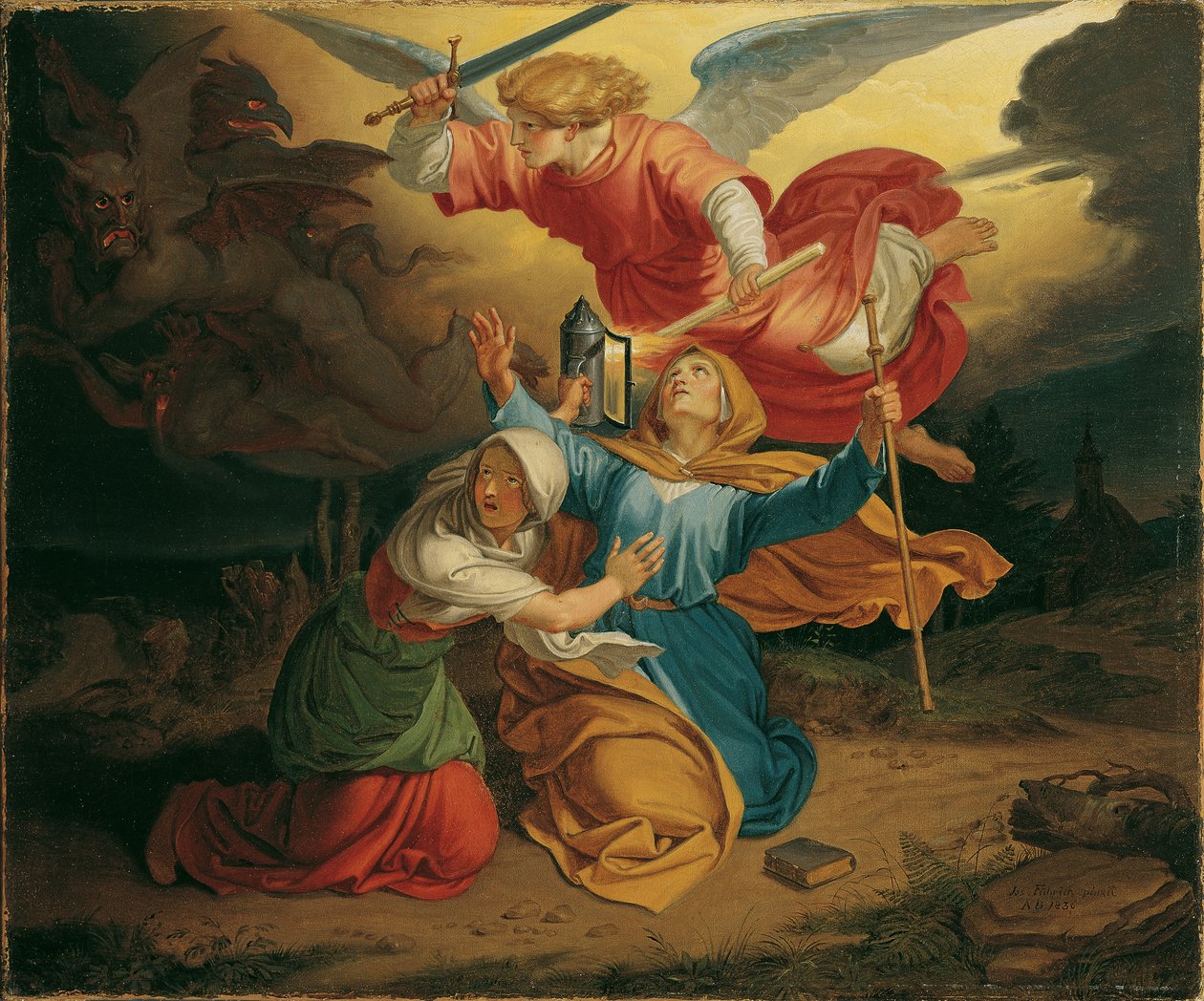 Sankt Gudulas fristelse av Joseph von Fuhrich