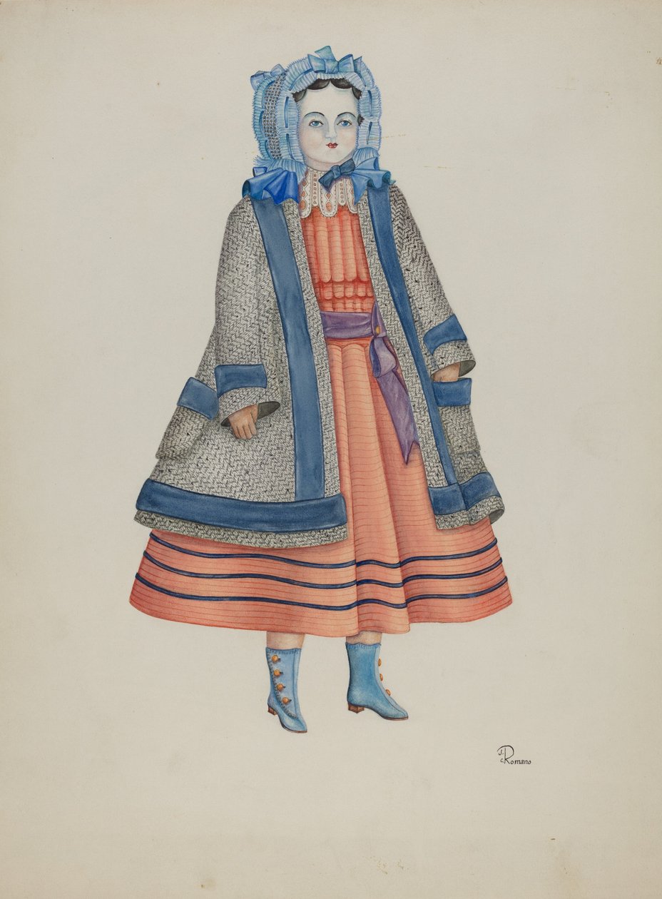 Dukke - "Rose Bates" av Josephine C. Romano