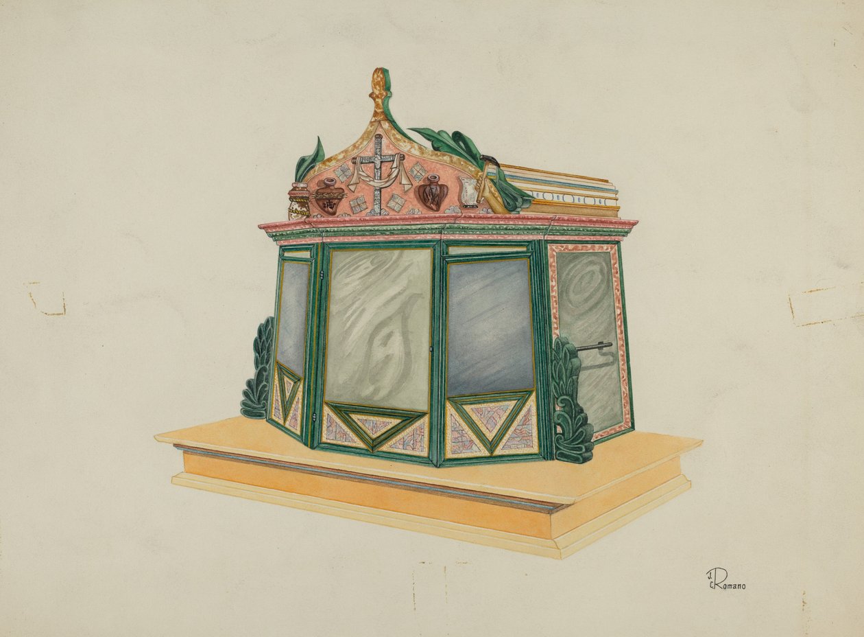 Tabernakel, ca. 1939. av Josephine C. Romano