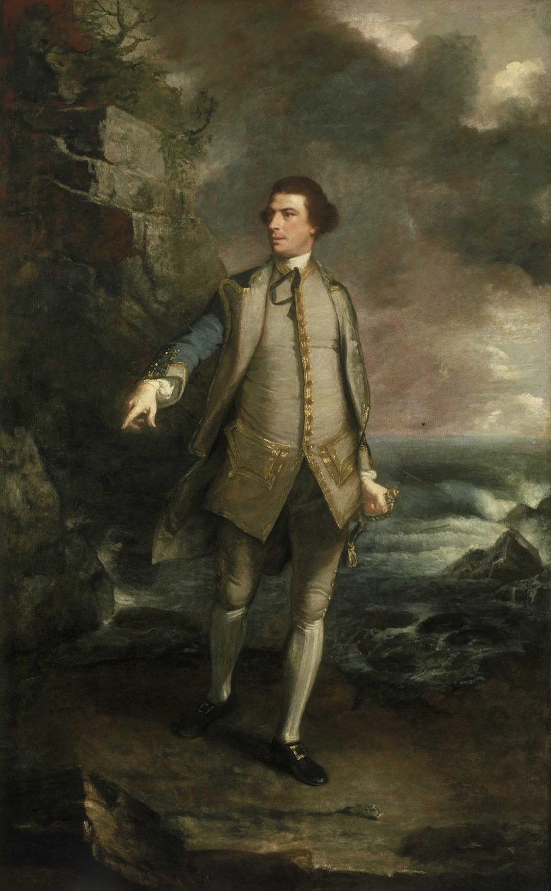 Kaptein den ærede Augustus Keppel av Joshua Reynolds