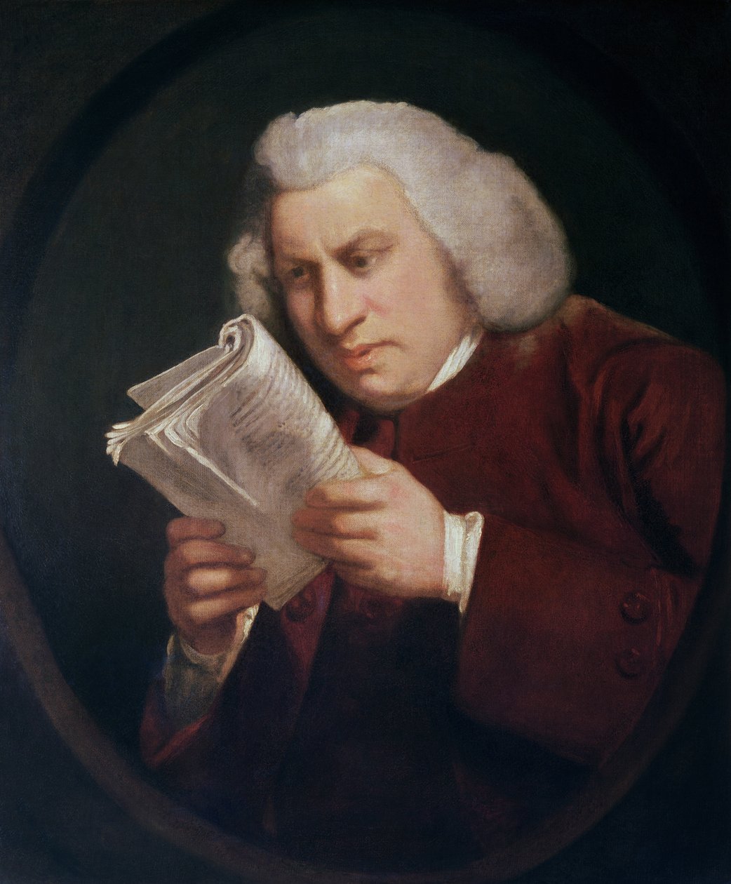 Dr. Samuel Johnson (1709-84) 1775 av Joshua Reynolds