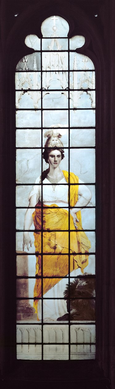 Fortitude (farget glass) av Joshua Reynolds