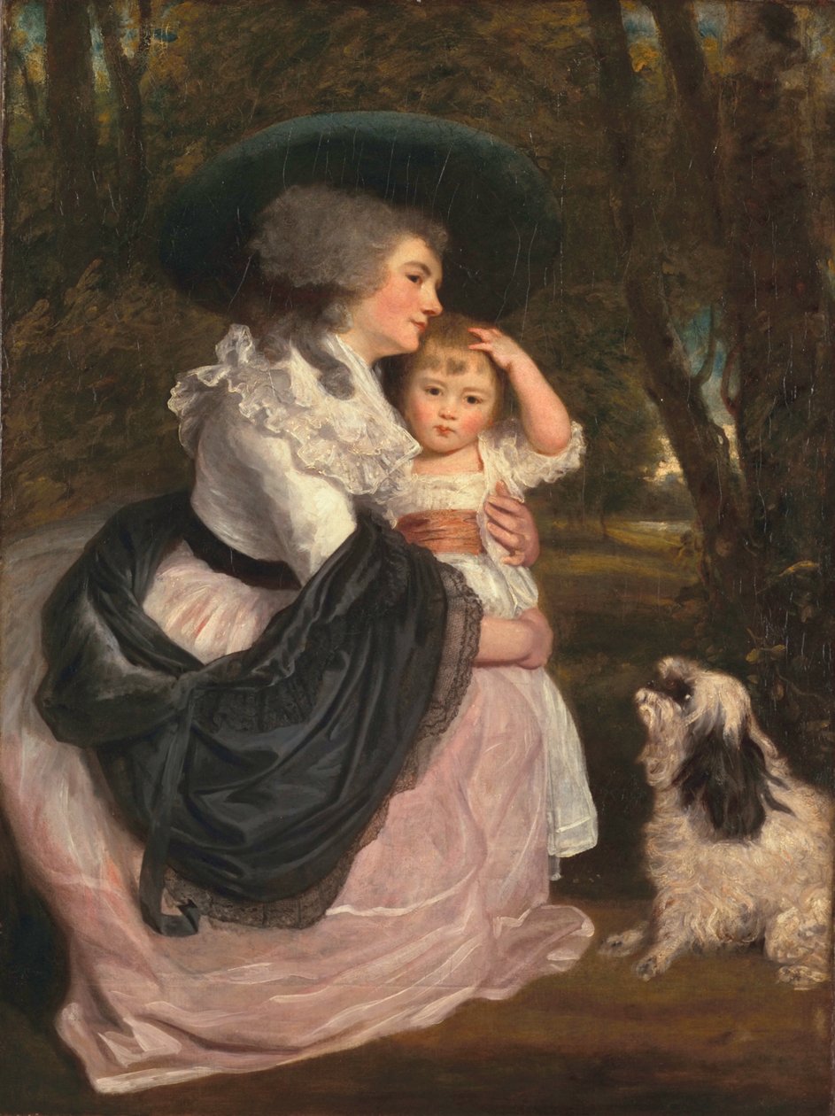 Lavinia, grevinne Spencer, og John Charles Spencer, Viscount Althorp, senere Earl Spencer, ca. 1783-84 av Joshua Reynolds