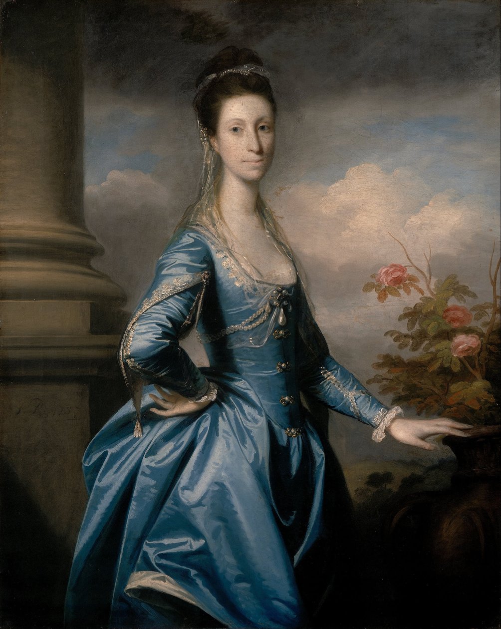 Frøken Elizabeth Ingram av Joshua Reynolds
