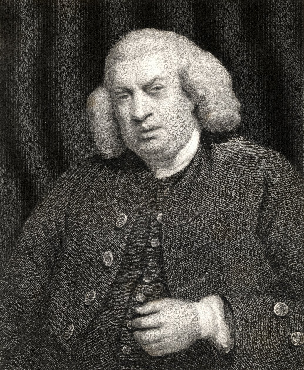 Portrett av Dr. Samuel Johnson (1709-84) av Joshua Reynolds