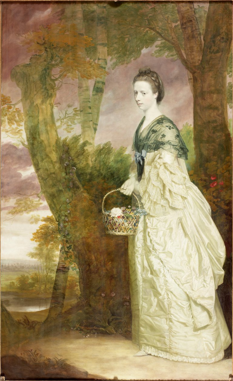 Portrett av fru Elizabeth Riddell, 1763 av Joshua Reynolds