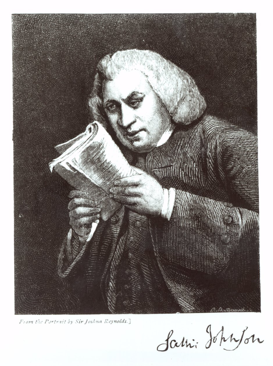 Samuel Johnson (1709–84) av Joshua Reynolds