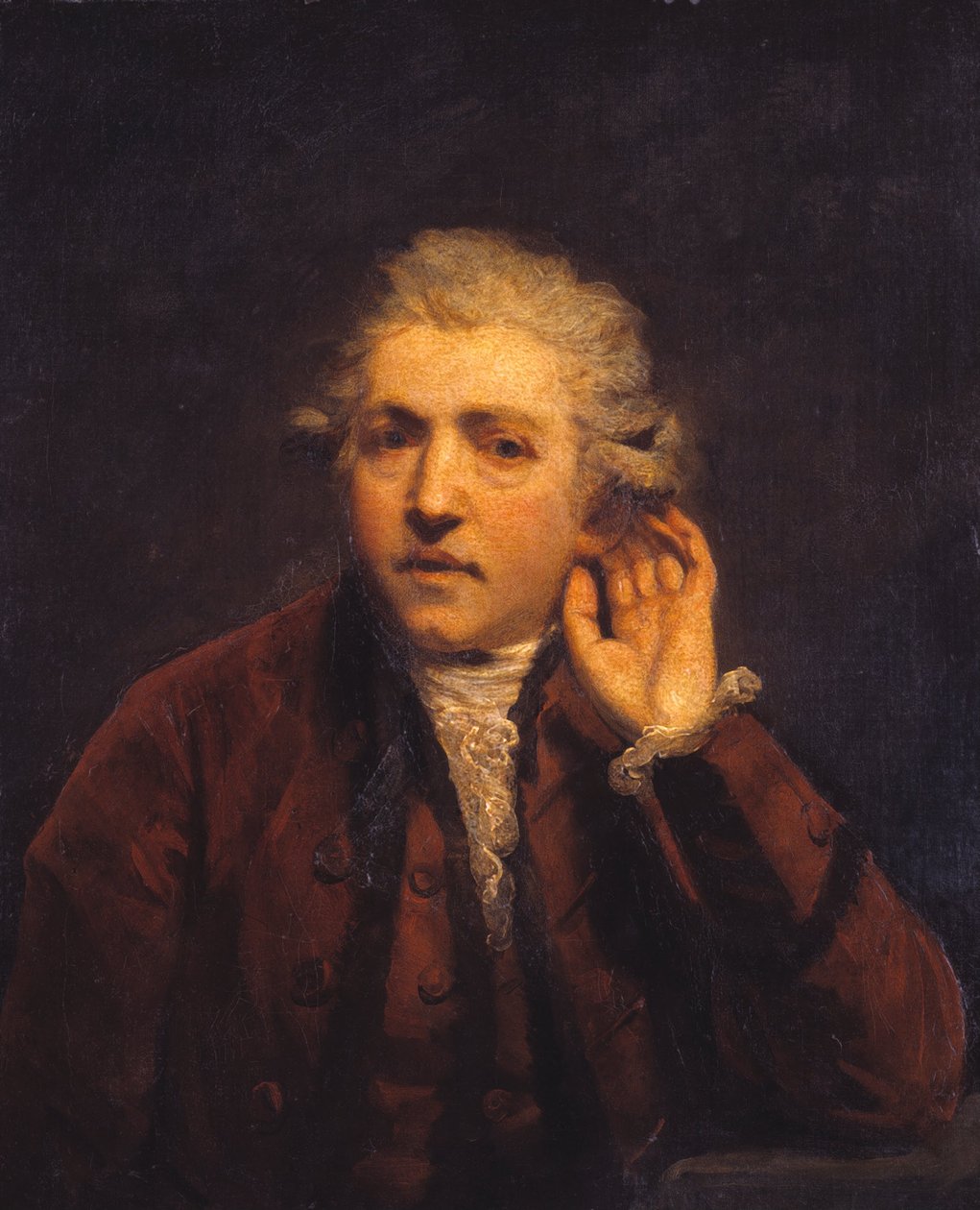 Selvportrett som en døve mann av Joshua Reynolds