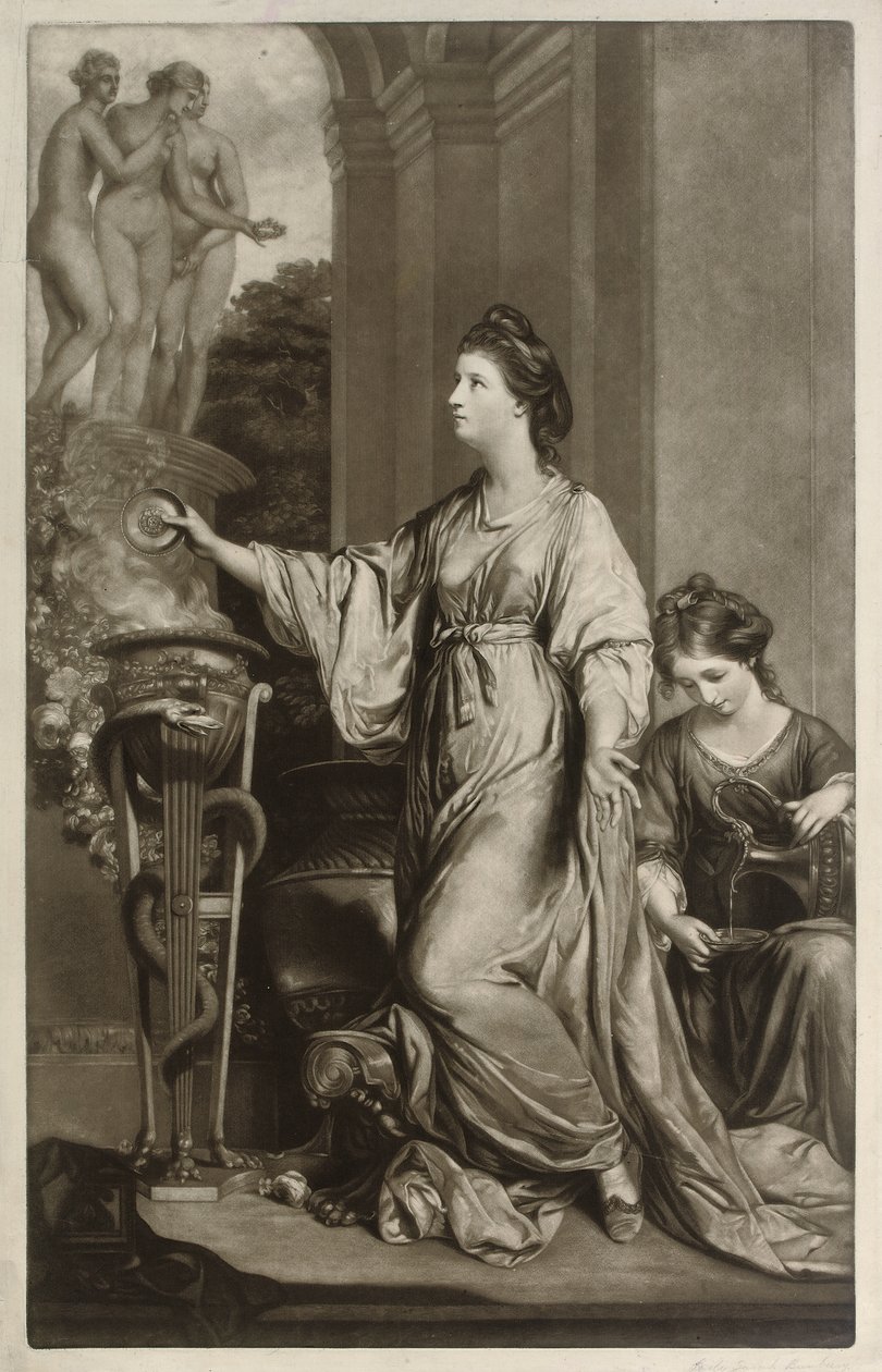 Lady Sarah Bunbury, av Joshua Reynolds