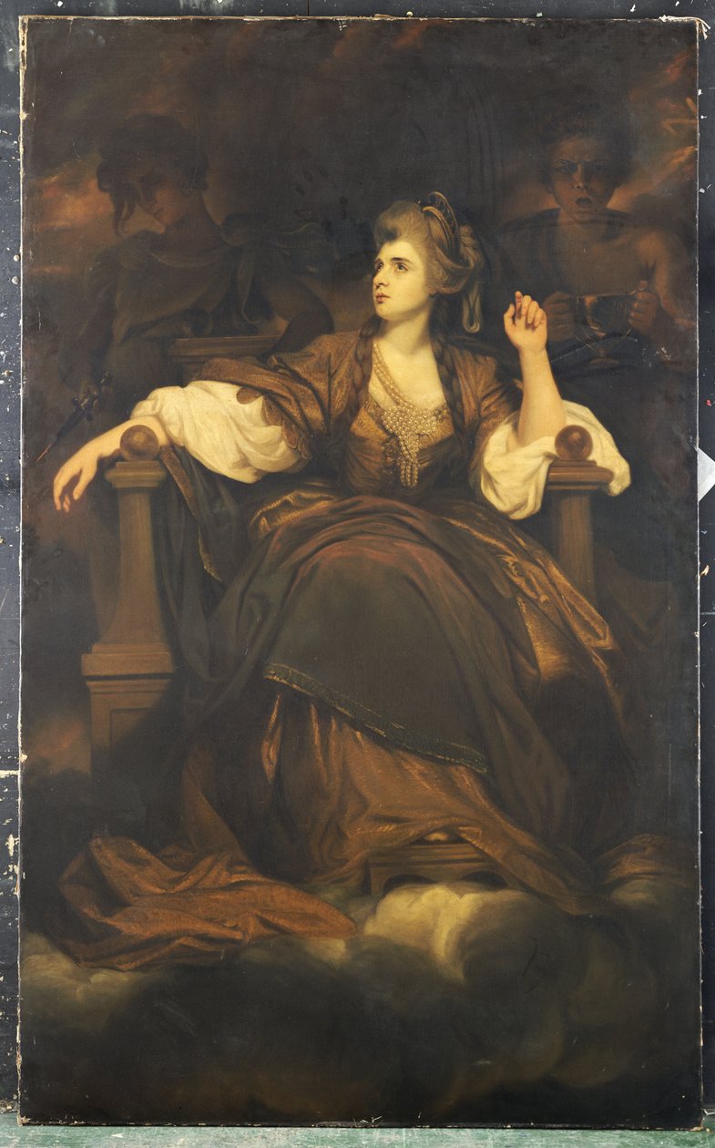 Mrs. Siddons som "The Tragic Muse" av Joshua Reynolds