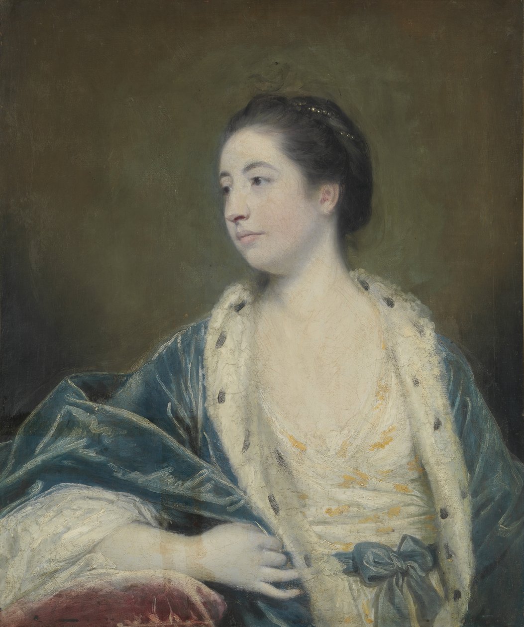 Portrett av en kvinne. av Joshua Reynolds