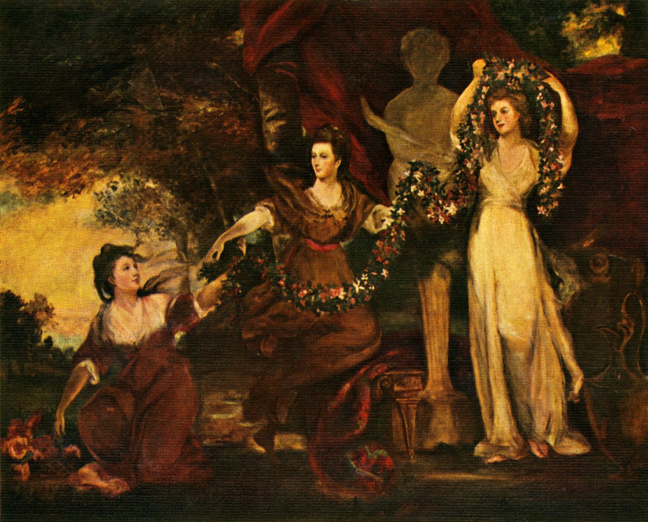 De tre nåder, 1773, c1912 av Joshua Reynolds
