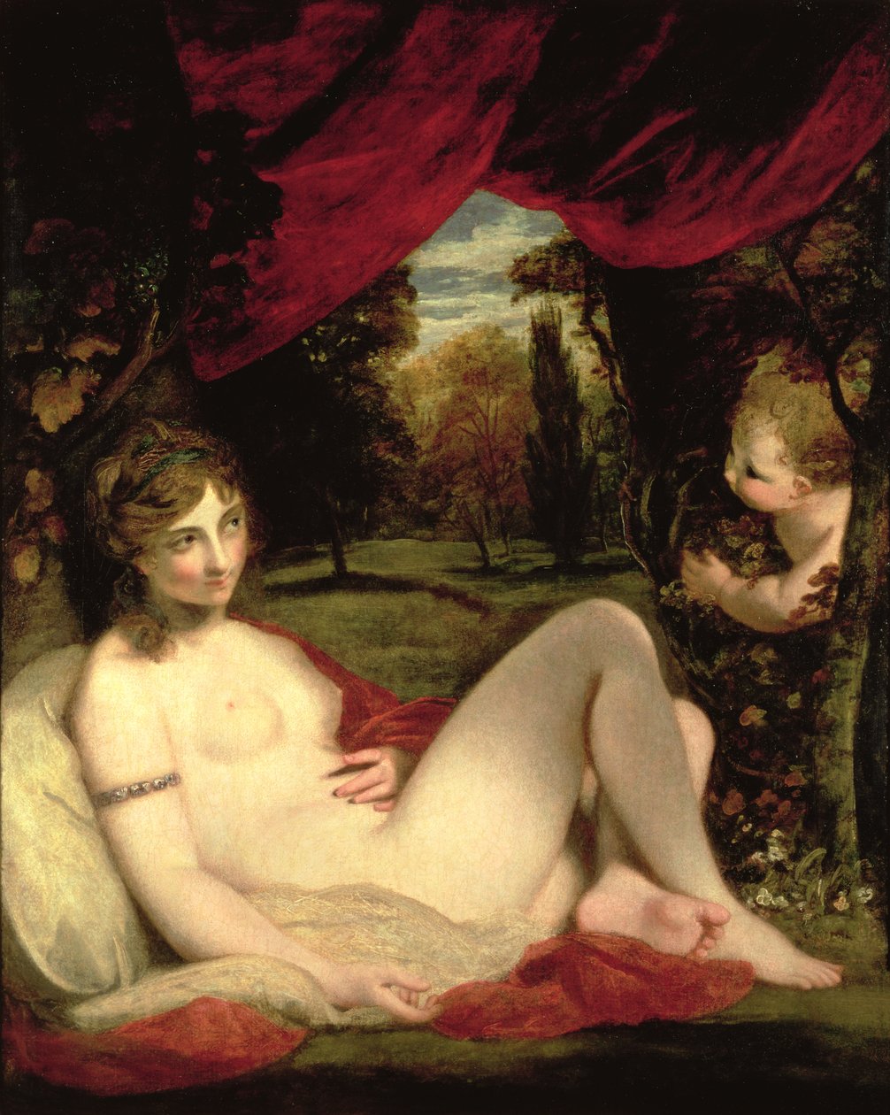 Venus og Amor, ca. 1785 av Joshua Reynolds