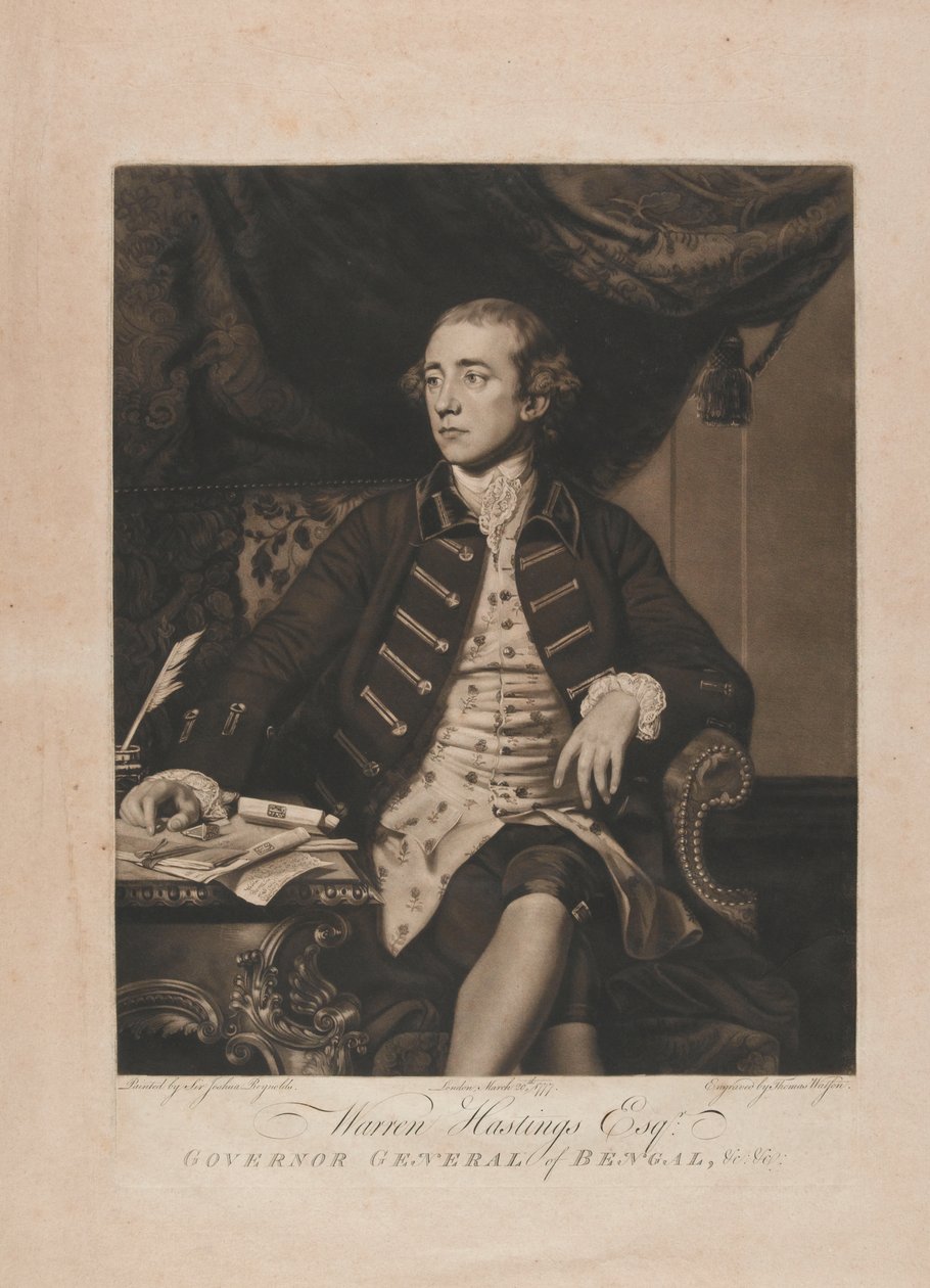 Warren Hastings av Joshua Reynolds