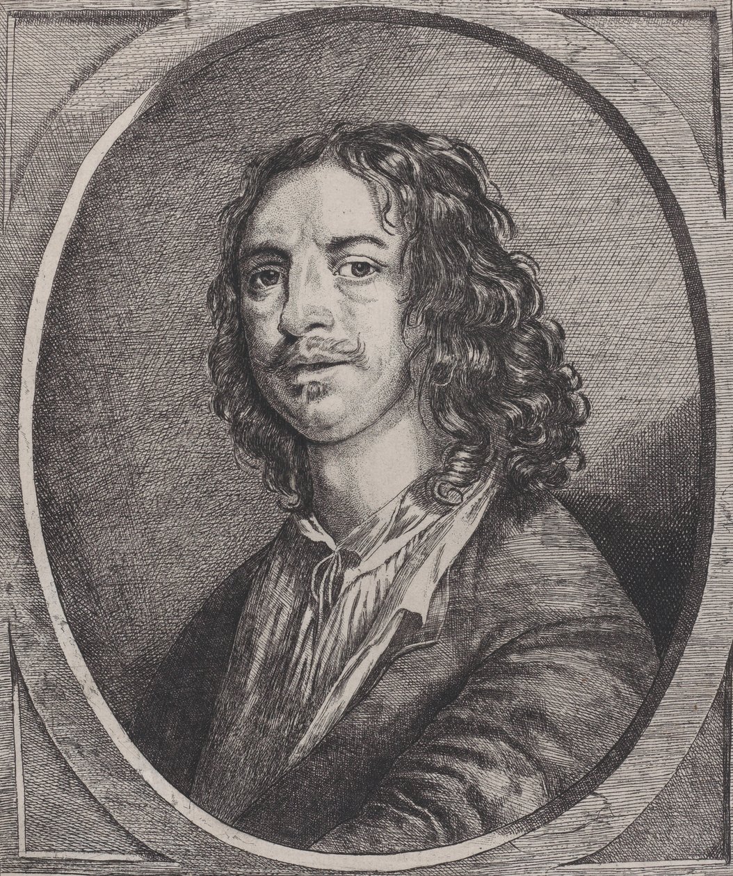 Portrett av William Dobson, 1645-49. av Josias English