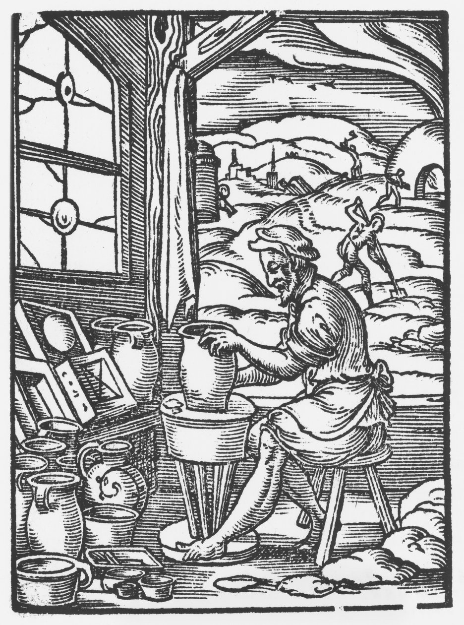 Pottemakeren, 1574 av Jost Amman