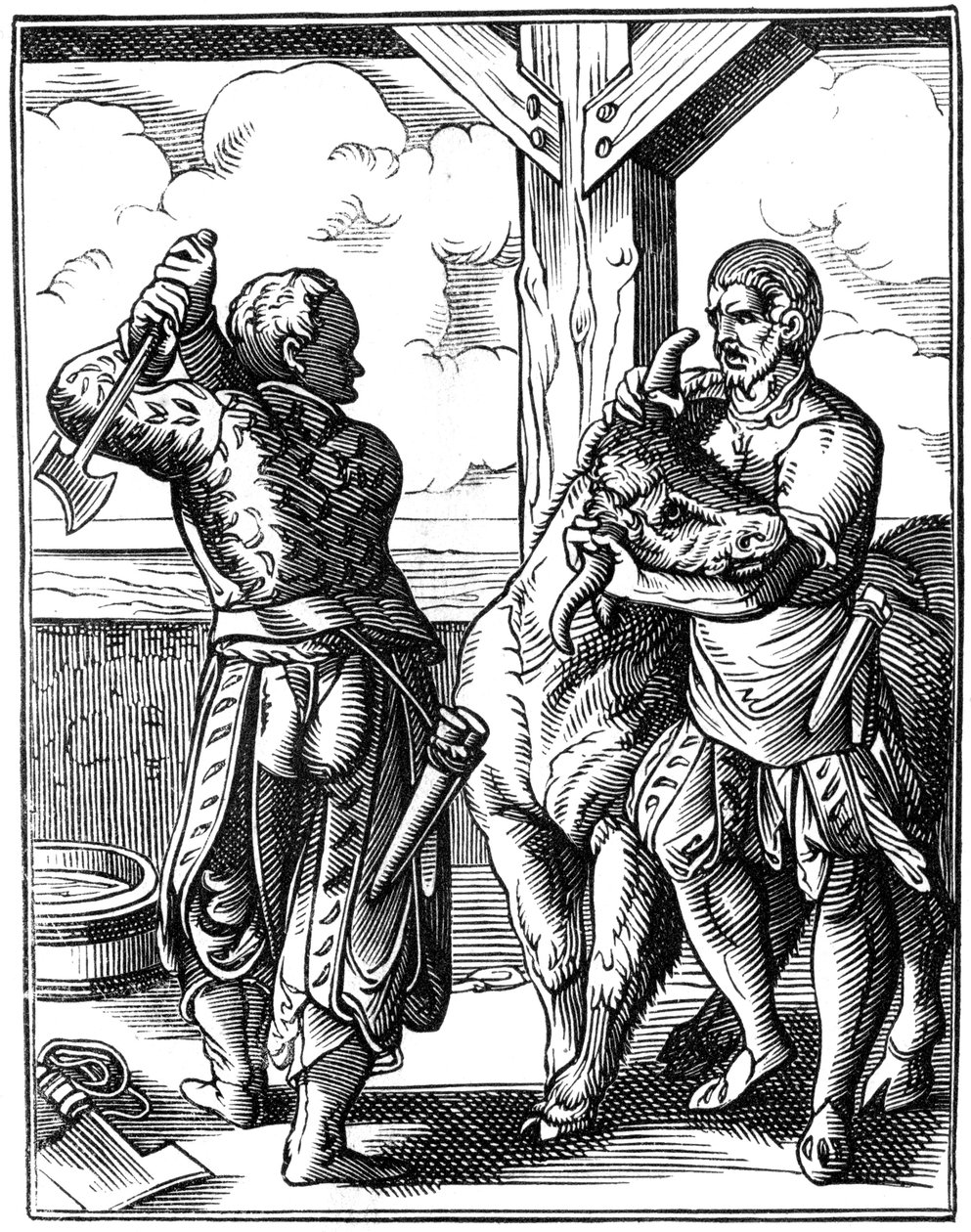 Slakter, 1500-tallet 1849. av Jost Amman