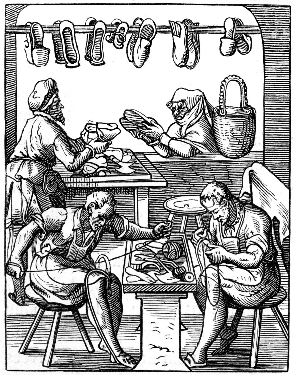 Skomaker, 1500-tallet 184. av Jost Amman