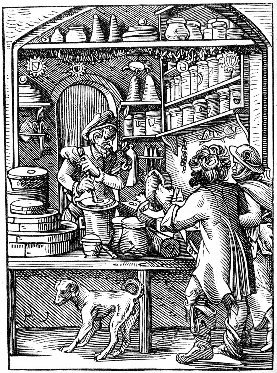 Drogist, 1500-tallet 1849. av Jost Amman
