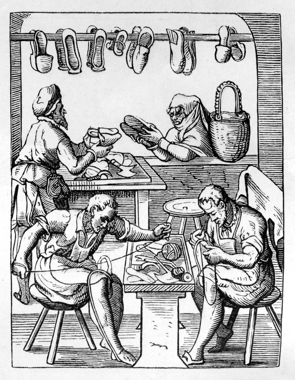 Skomaker, c1559-1591 av Jost Amman