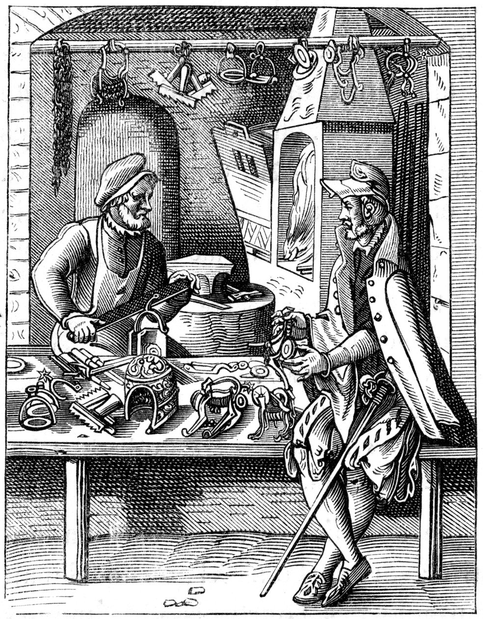 Spurmaker, 1500-tallet 1849. av Jost Amman