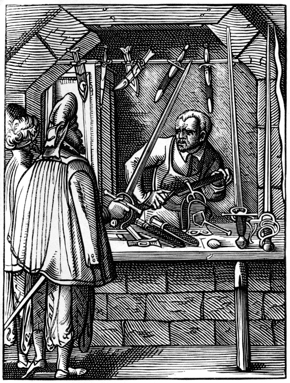 Sverdmaker, 1500-tallet 1849. av Jost Amman