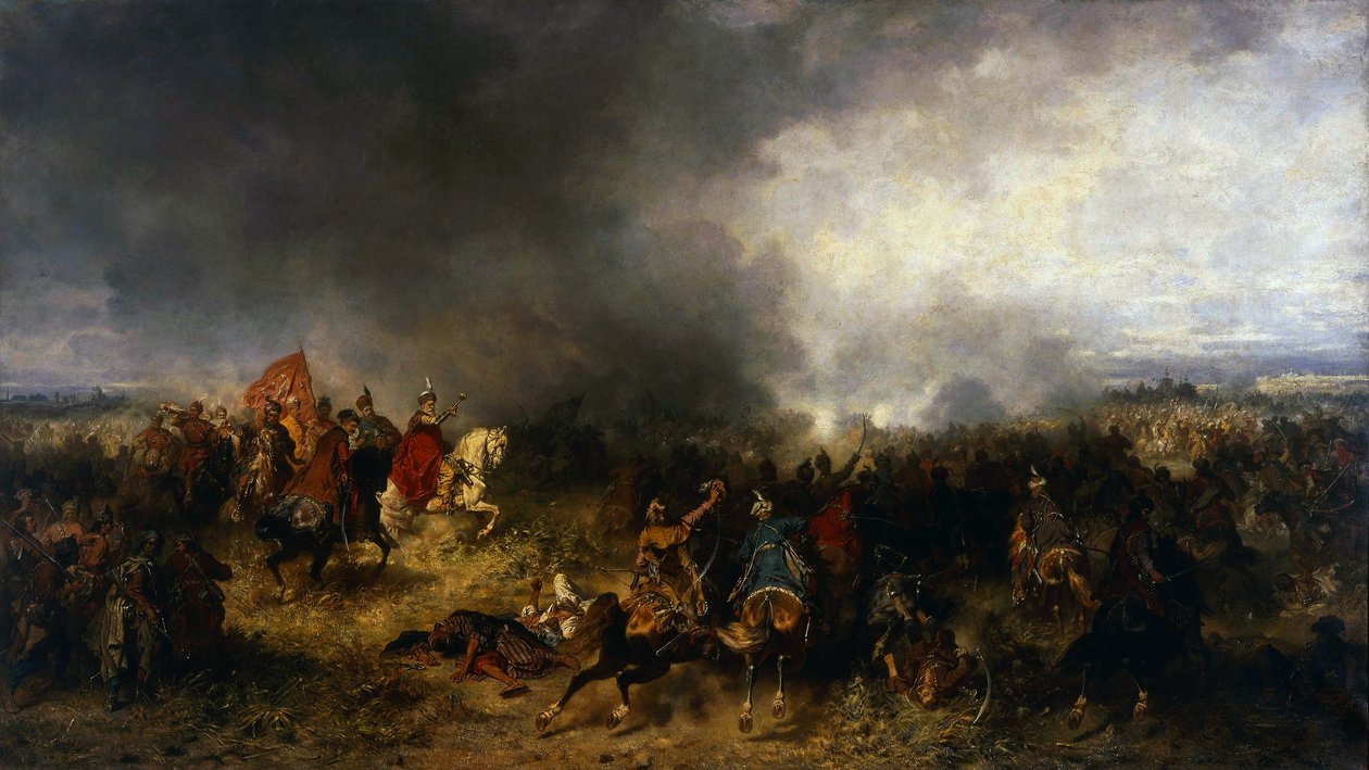 Slaget ved Khotyn 1621. av Jozef Brandt