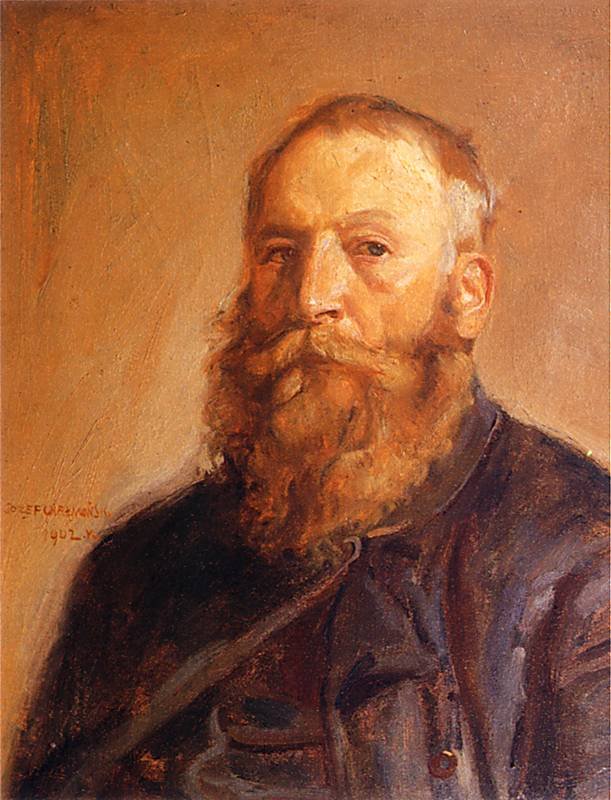 Selvportrett av Jozef Marian Chemonski